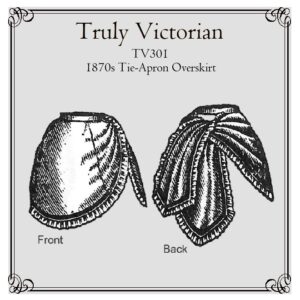 TV301 - 1870s Tie-Apron Overskirt