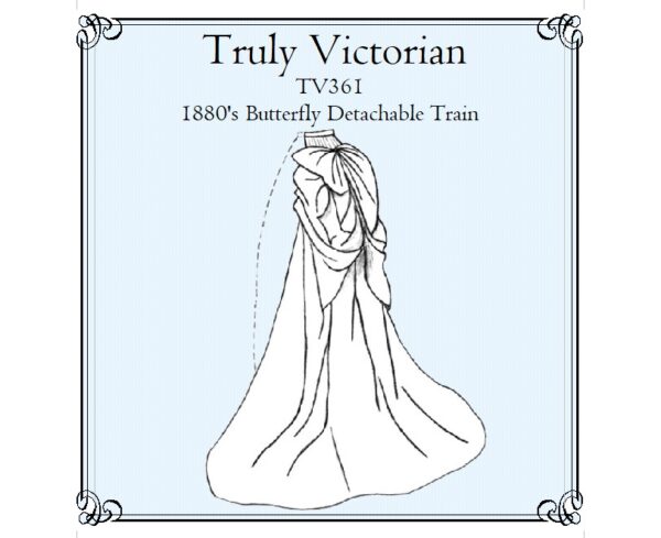 TV361 - 1880s Butterfly Detachable Train