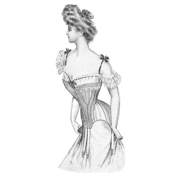 Victorian corset toile class work submission #pafaabuja branch