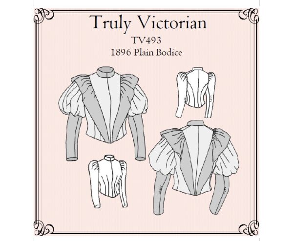 TV493 - 1896 Plain Bodice