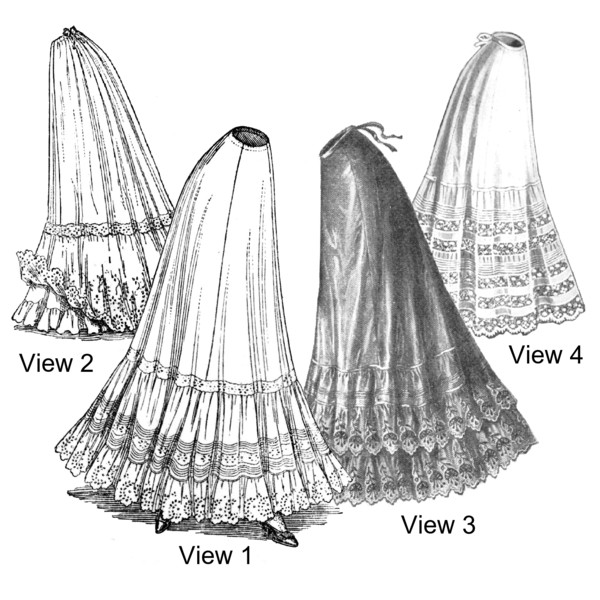 TVE03 – Edwardian Petticoats – Truly Victorian